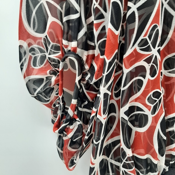 DVF Silk floral blouse & cami sz 10 - Picture 9 of 15